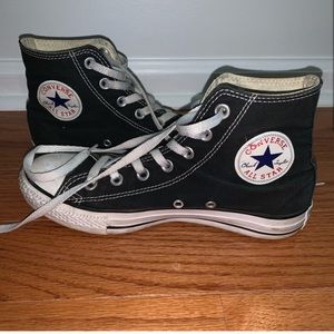 Black high top converse!